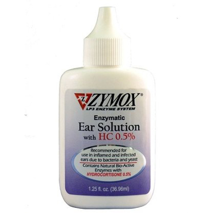 ZYMOX EAR SOLUTION WITH 0.5-PERCENT HYDROCORTISONE, 1.25-OUNCE