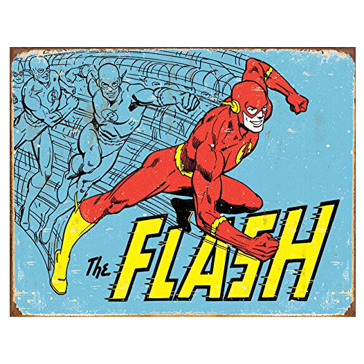 DC Comics-The Flash Retro Sign