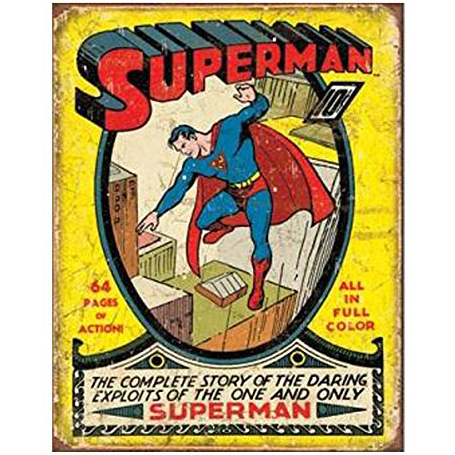 Superman No 1 Cover Sign