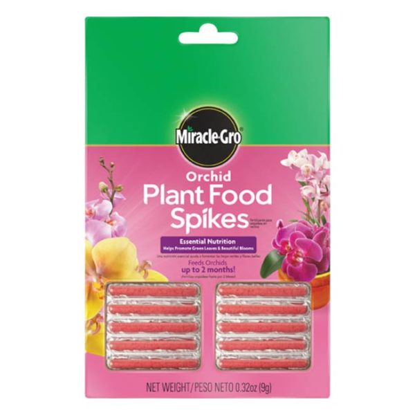 MIRACLE-GRO ORCHID PLANT FOOD SPIKES (10 PACK)