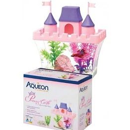 Aqueon Princess Castle .5 Gallon Betta Aquarium Kit