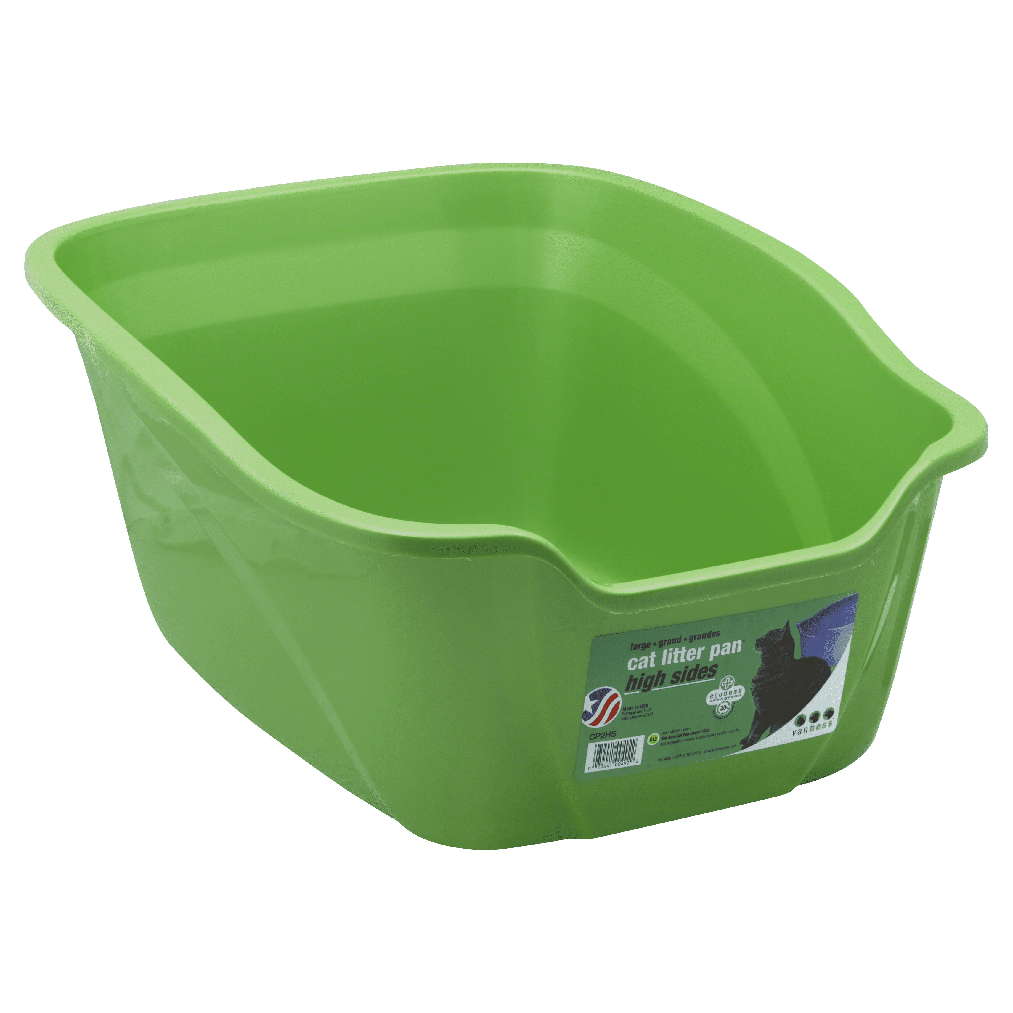 Van Litter Boxes Ness Large High Sides Cat Litter Pan Assorted Colors New 