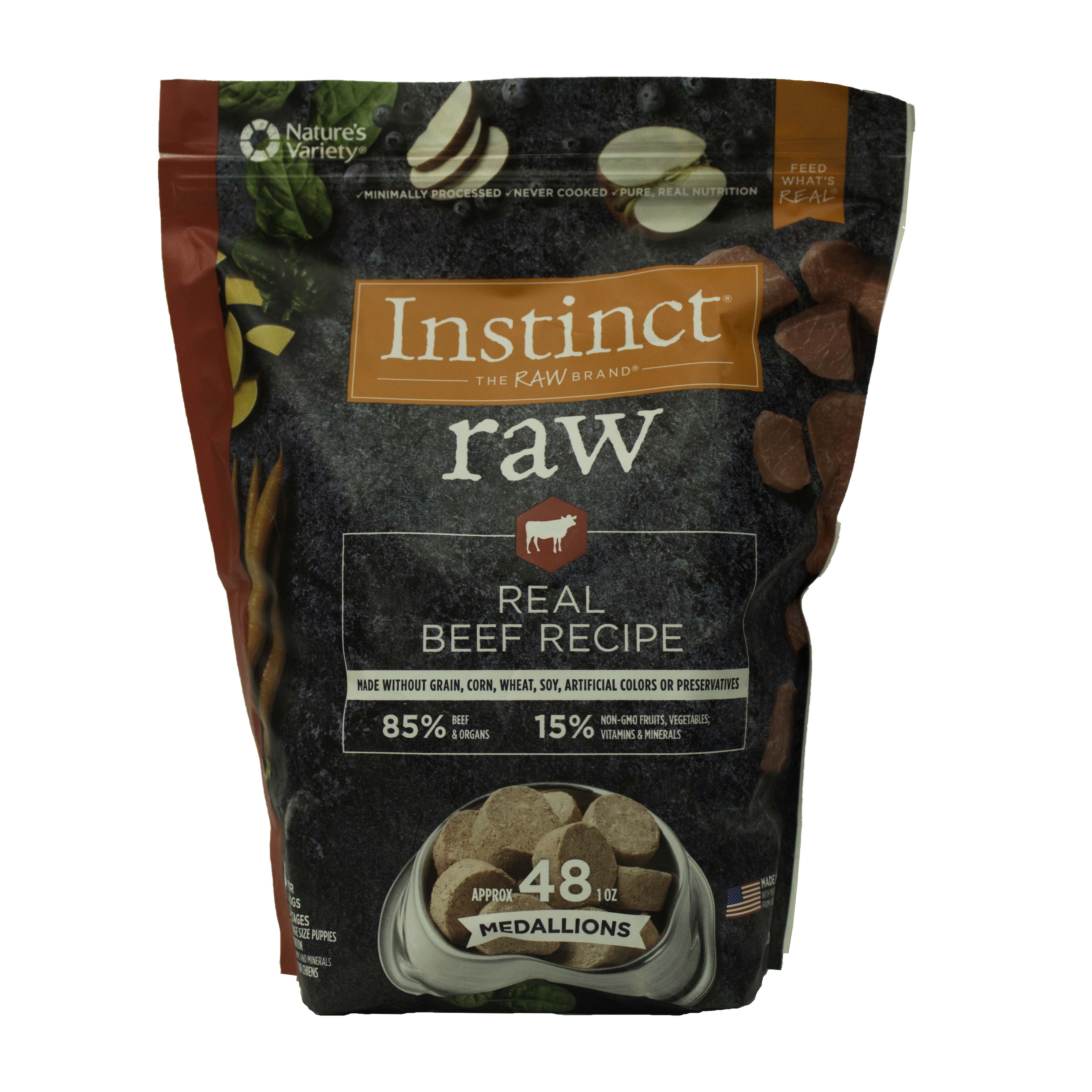 instinct raw pet food