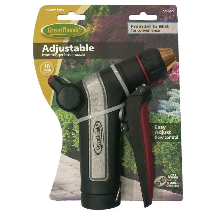 New GreenThumb Professional EASY CLICK Insulated Adjustable Spray Nozzle #354527 