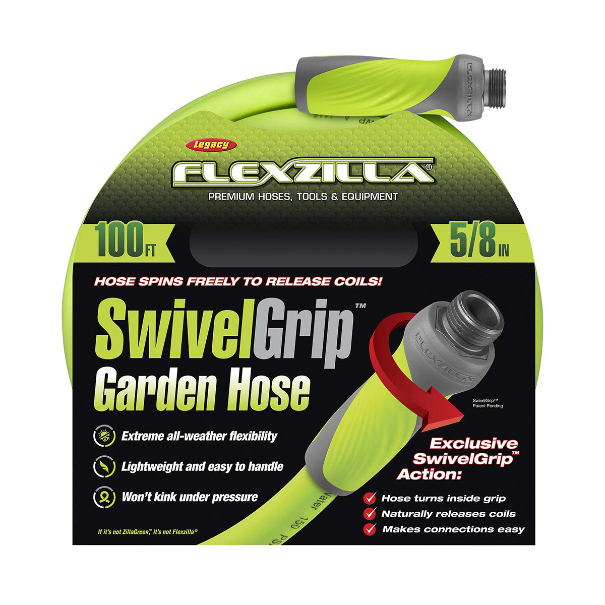 Flexzilla Swivelgrip Garden Hose 5 8 X 100 Ft Alsip Home