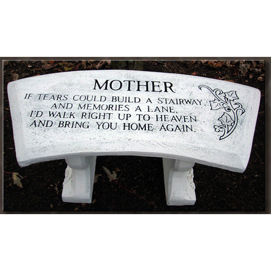 Mother Heaven Stone Bench | Alsip Home & Nursery