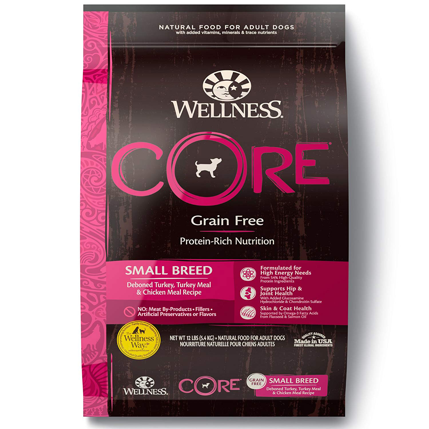 wellness core small breed 12 lb