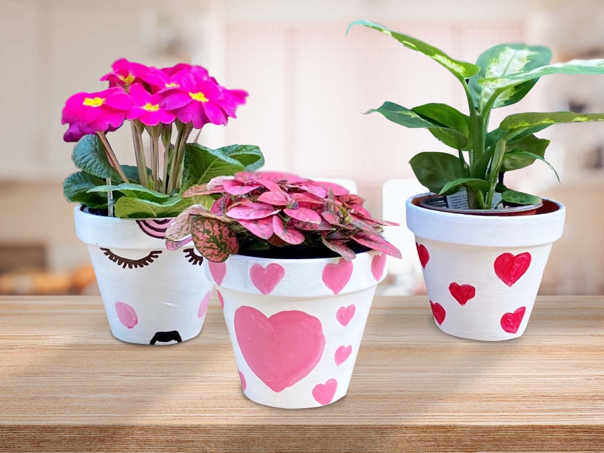 Valentine's Flower Pot Painting Workshop