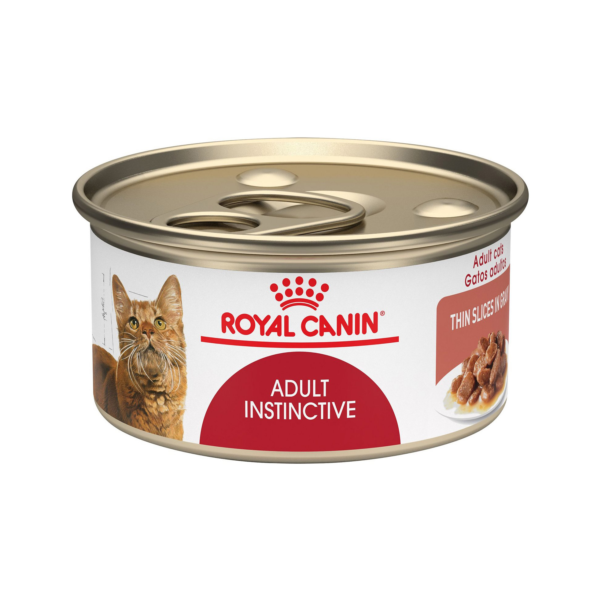 Royal Canin Adult Instinctive Thin Slices in Gravy, Canned Cat Food, 3