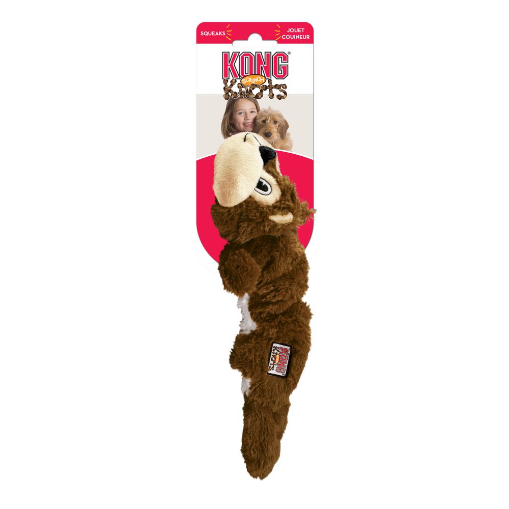 plush squirrel dog toy