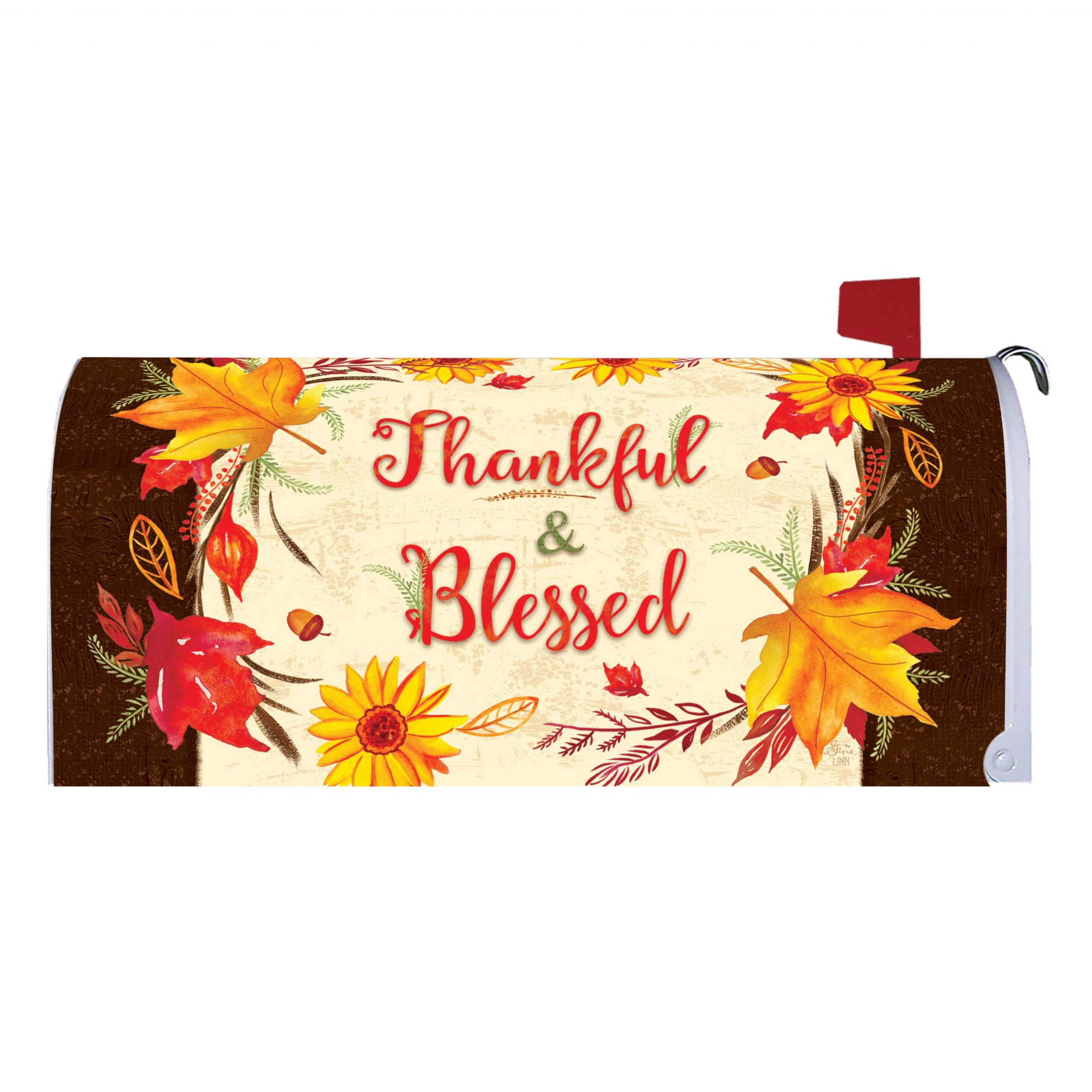 Custom Decor Thankful & Blessed Mailbox Cover - Alsip Home & Nursery
