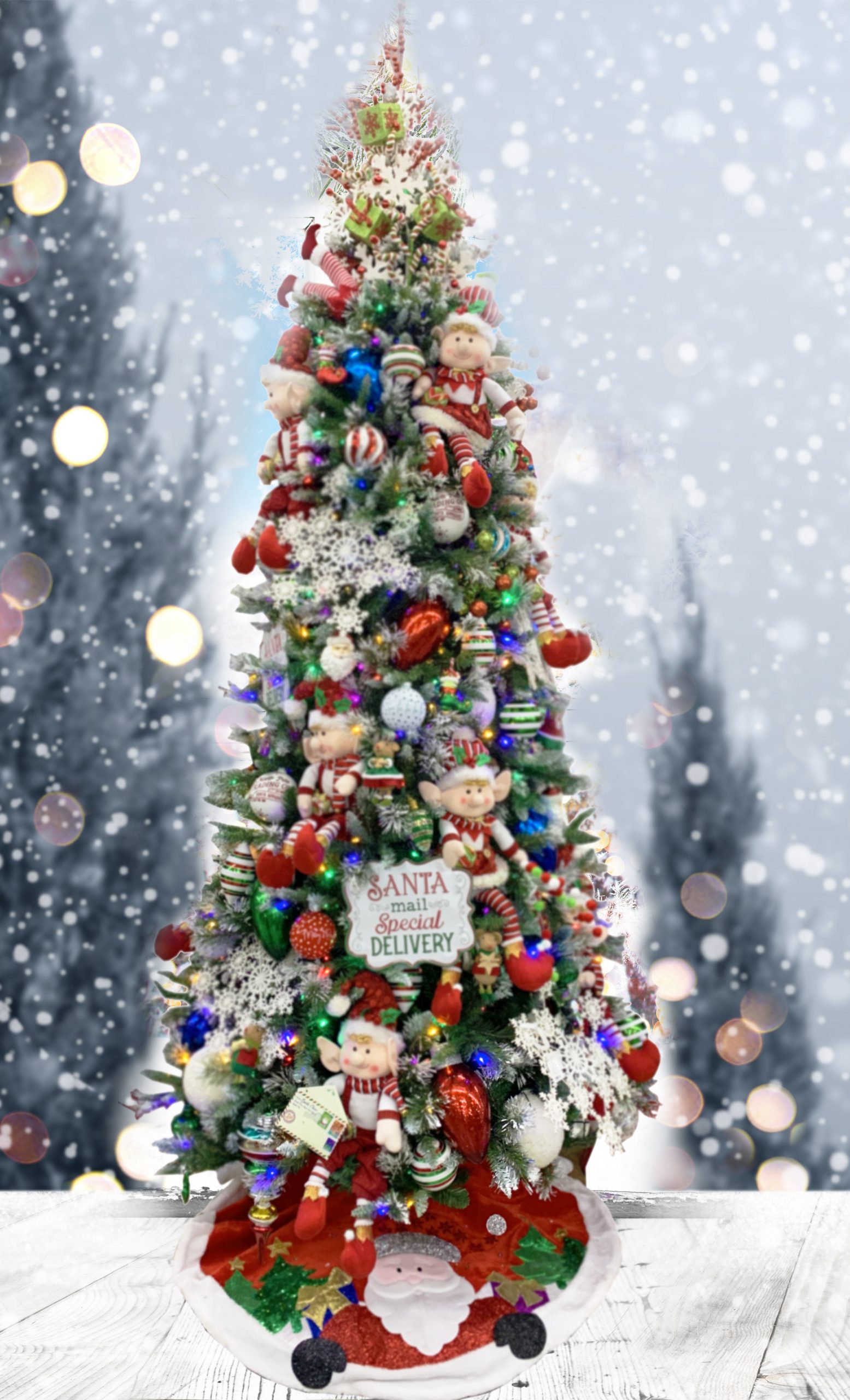 Elf Christmas Tree2