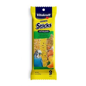 Vitakraft Variety Crunch Stick Parakeet Treat, 3 Pack