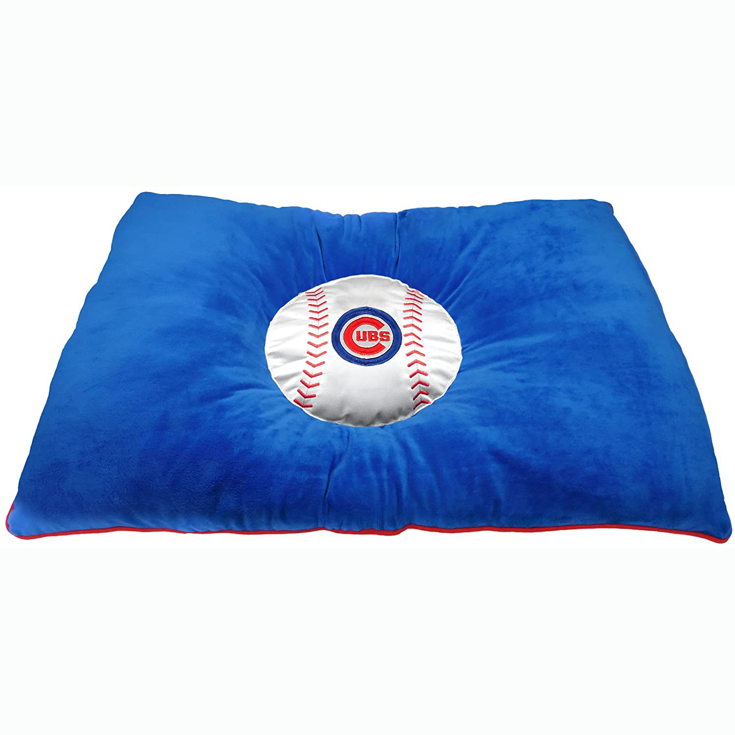 MLB Chicago Cubs Pet Pillow Bed, 20 x 30 - Alsip Home & Nursery