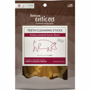 Tropiclean, Enticers, Teeth Cleaning Sticks, 12 CT