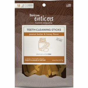 Tropiclean, Enticers, Teeth Cleaning Sticks, 12 CT