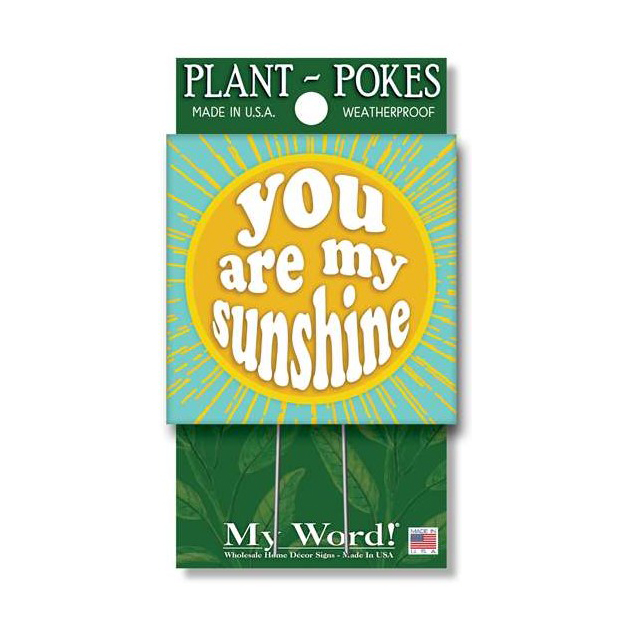 My Word Plant Poke Sign- You Are My Sunshine - Alsip Home & Nursery
