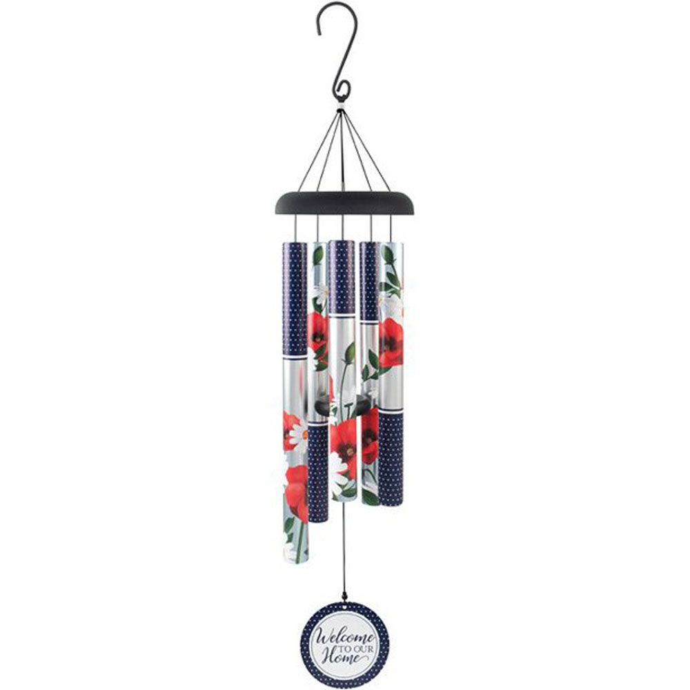 Carson Home Accents Welcome 38 Pattern Picturesque Chime