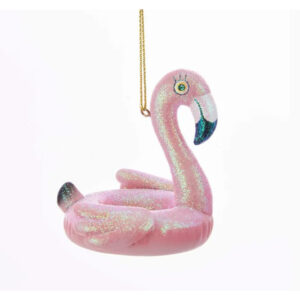 Kurt Adler, Pink Flamingo Pool Float Ornament