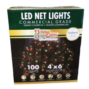 Holiday Bright Lights, 4' x 6' LED Light Net, Traditional, T5