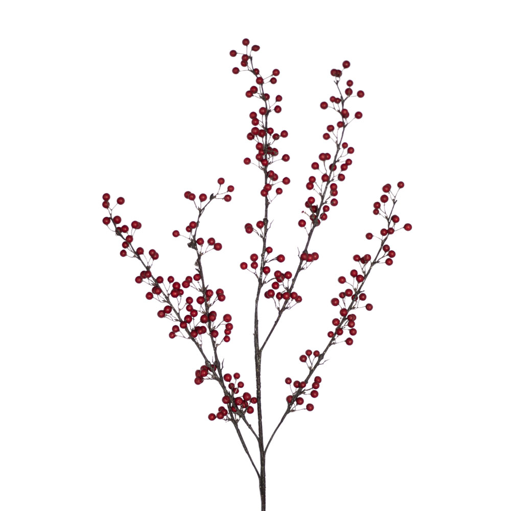 Red Berry Branch - 28 inch – Finerly Decor