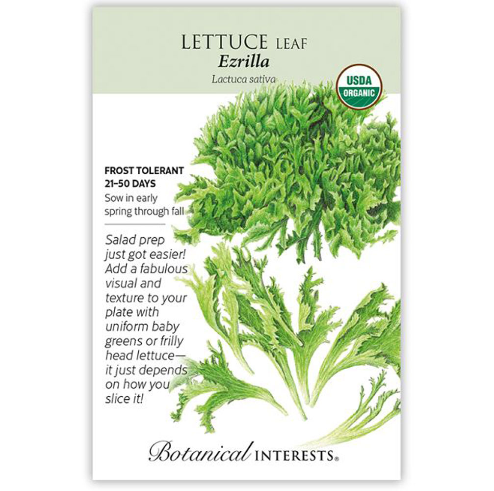 Botanical Interests, Inc. Lettuce ROMAINE Little Gem Organic