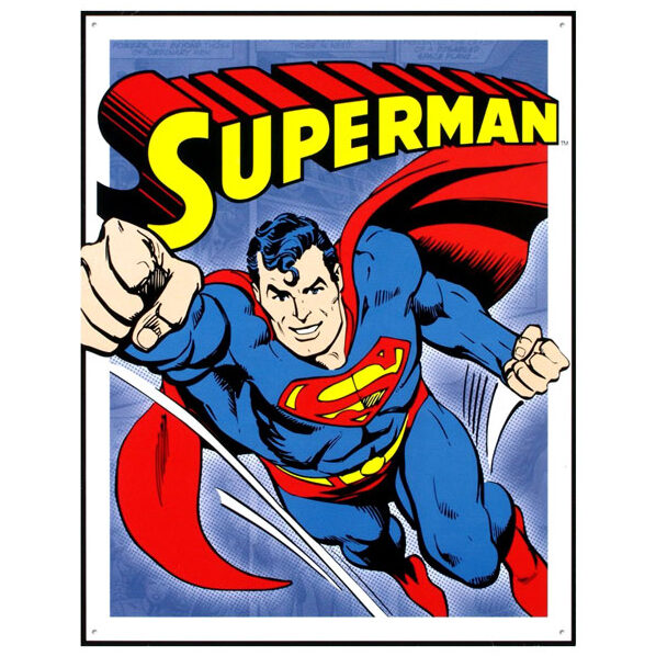 Retro Panel - Superman Tin Sign